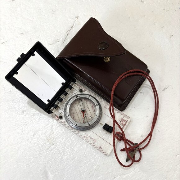 Vintage Compass Silva Type 15T The Ranger Navigation w/ Original Case